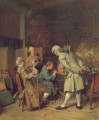 Los amantes de la pintura del clasicista Jean Louis Ernest Meissonier